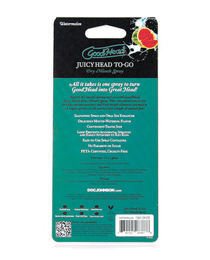 GoodHead GoodHead Juicy Head Dry Mouth Spray To Go - .30 oz Watermelon - Image 4