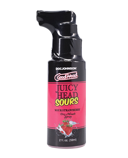 GoodHead GoodHead Juicy Head Dry Mouth Spray - 2 oz Spray Bottle Sour Strawberry - Image 2