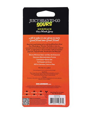 GoodHead GoodHead Juicy Head Dry Mouth Spray To-Go - .30 oz Sour Peach - Image 4
