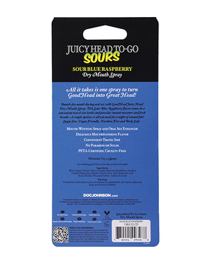 GoodHead GoodHead Juicy Head Dry Mouth Spray To-Go - .30 oz Sour Blue Raspberry - Image 4