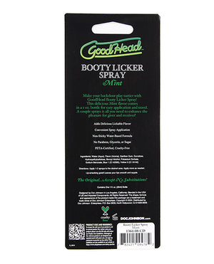 GoodHead GoodHead Booty Licker Spray - 1 oz Mint - Image 3