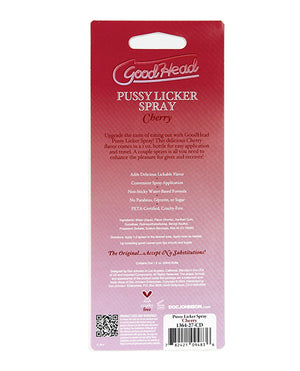 GoodHead GoodHead Pussy Licker Spray - 1 oz Cherry - Image 3