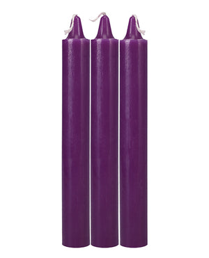 Doc Johnson Japanese Drip Candles - Pack of 3 Purple - Image 2
