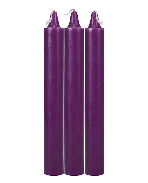 Doc Johnson Japanese Drip Candles - Pack of 3 Purple - Image 2