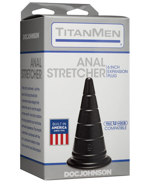 Titanmen Titanmen 6" Anal Stretcher - Black