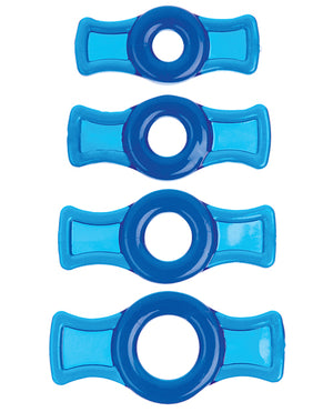 Titanmen Titanmen Tools Cock Ring Set - Blue - Image 2