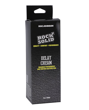 Rock Solid Rock Solid Delay Cream - 2 oz