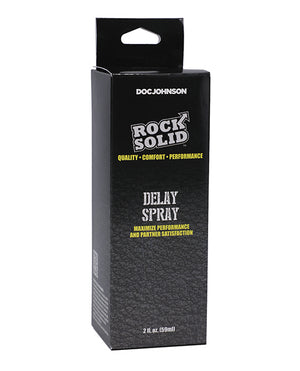 Rock Solid Rock Solid Delay Spray - 2 oz