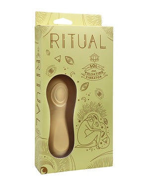 RITUAL RITUAL Sol Rechargeable Silicone Pulsating Vibe - Yellow