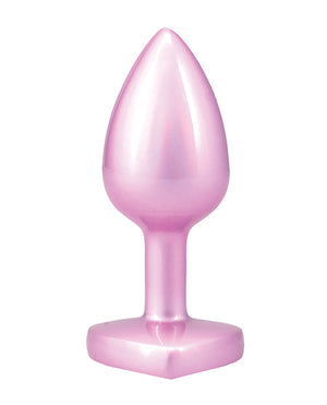 Booty Bling Booty Bling Jeweled Metal Plug - Small Pink - Image 2