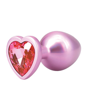 Booty Bling Jeweled Metal Plug - Medium Pink - Image 3