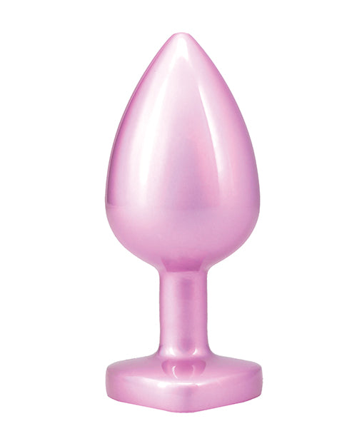 Booty Bling Jeweled Metal Plug - Large Pink - Image 2