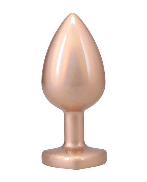 Booty Bling Jeweled Metal Plug - Large Gold - Image 2