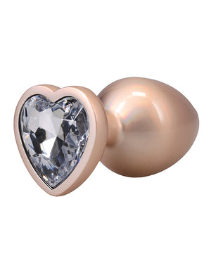 Booty Bling Jeweled Metal Plug - Large Gold - Image 3
