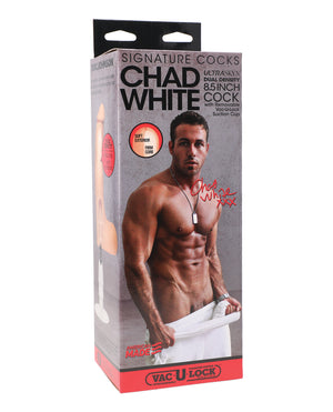 Signature Cocks Signature Cocks ULTRASKYN 8.5" Cock w/Removable Vac-U-Lock Suction Cup - Chad White - Image 4