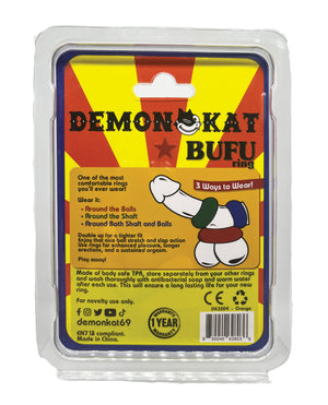 Demon Kat Demon Kat BuFu Ring - Orange - Image 2
