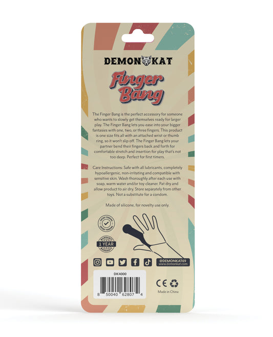 Demon Kat Demon Kat Finger Bang - Black - Image 2