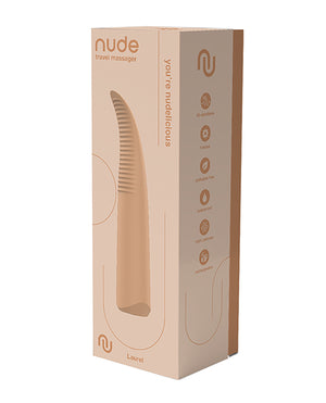 Nude NUDE Laurel Rechargeable Travel Massager - Tan