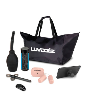 Luvdolz Luvdollz Remote Control Rechargeable Fuck Buddy w/Douche - Ivory - Image 4