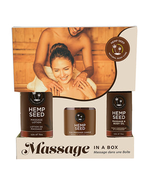 Earthly Body Earthly Body Hemp Seed Massage in a Box - Asst. Isle of You
