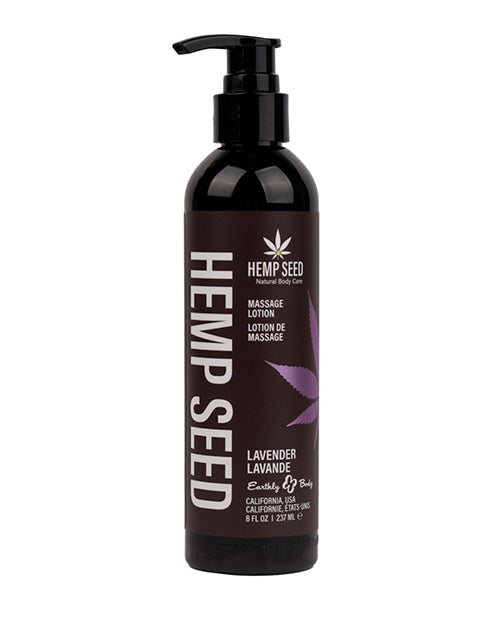 Earthly Body Earthly Body Hemp Seed Massage Lotion - 8 oz Lavender