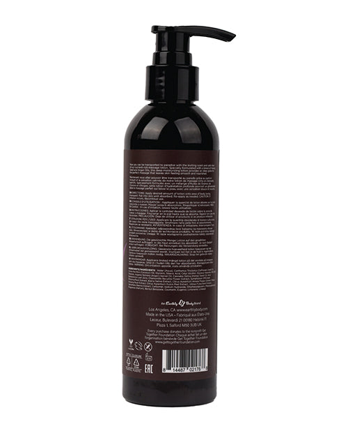 Earthly Body Earthly Body Hemp Seed Massage Lotion - 8 oz Lavender - Image 2