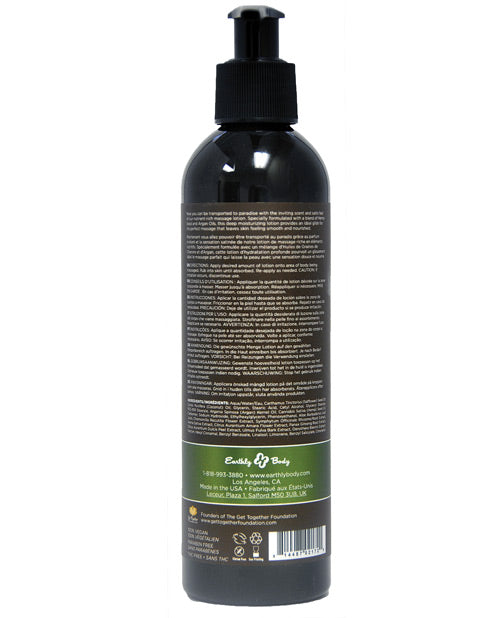 Earthly Body Earthly Body Hemp Seed Massage Lotion - 8 oz Naked in the Woods