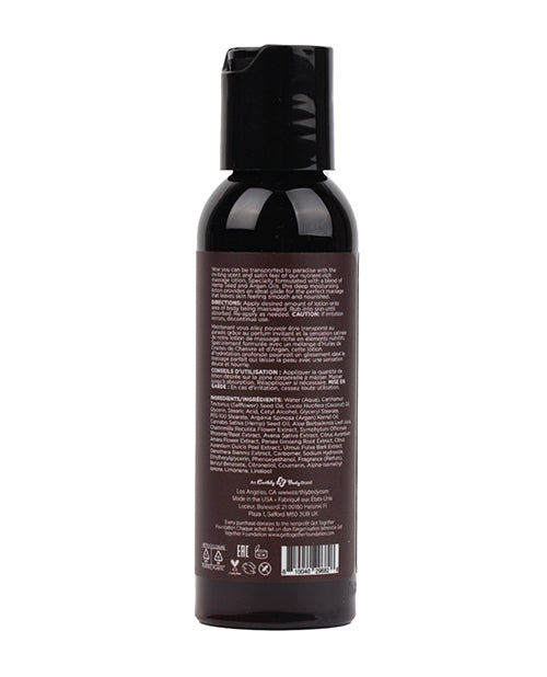 Earthly Body Earthly Body Hemp Seed Massage Lotion - 2 oz Kashmir Musk - Image 2