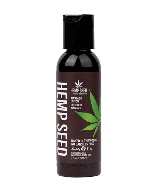 Earthly Body Earthly Body Hemp Seed Massage Lotion - 2 oz Naked in the Woods - Image 2