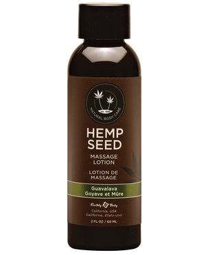 Earthly Body Earthly Body Hemp Seed Massage Lotion - 2 oz Guavalava