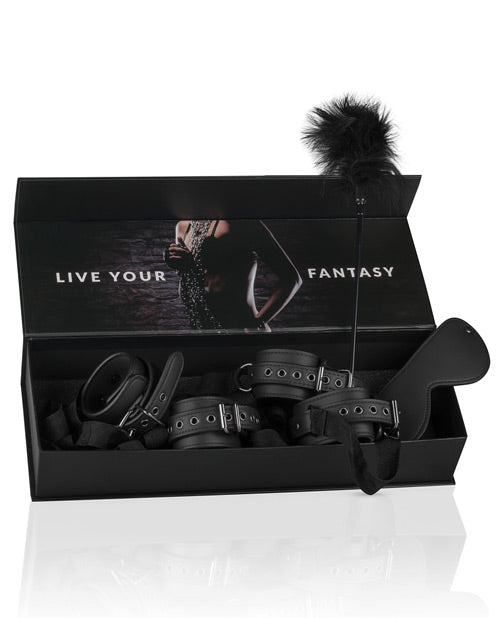 Easy Toys Easy Toys Beginners 6 Piece Beginners Bondage Set - Black - Image 2
