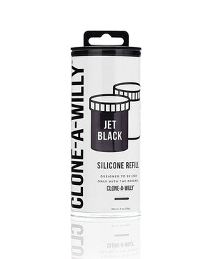 Clone A Willy Clone-A-Willy Silicone Refill - Jet Black