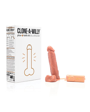 Clone A Willy Clone-A-Willy Plus+ Balls Kit - Medium Skin Tone - Image 2