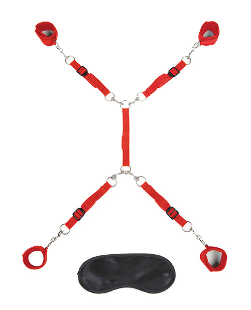 Lux Fetish Lux Fetish 7 pc Bed Spreader - Red - Image 2