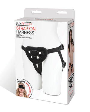 Lux Fetish Lux Fetish Strap On Harness - Black