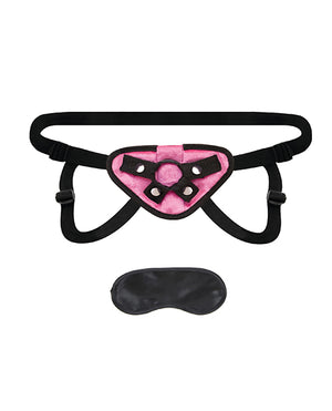 Lux Fetish Lux Fetish Strap On Harness - Pink - Image 3