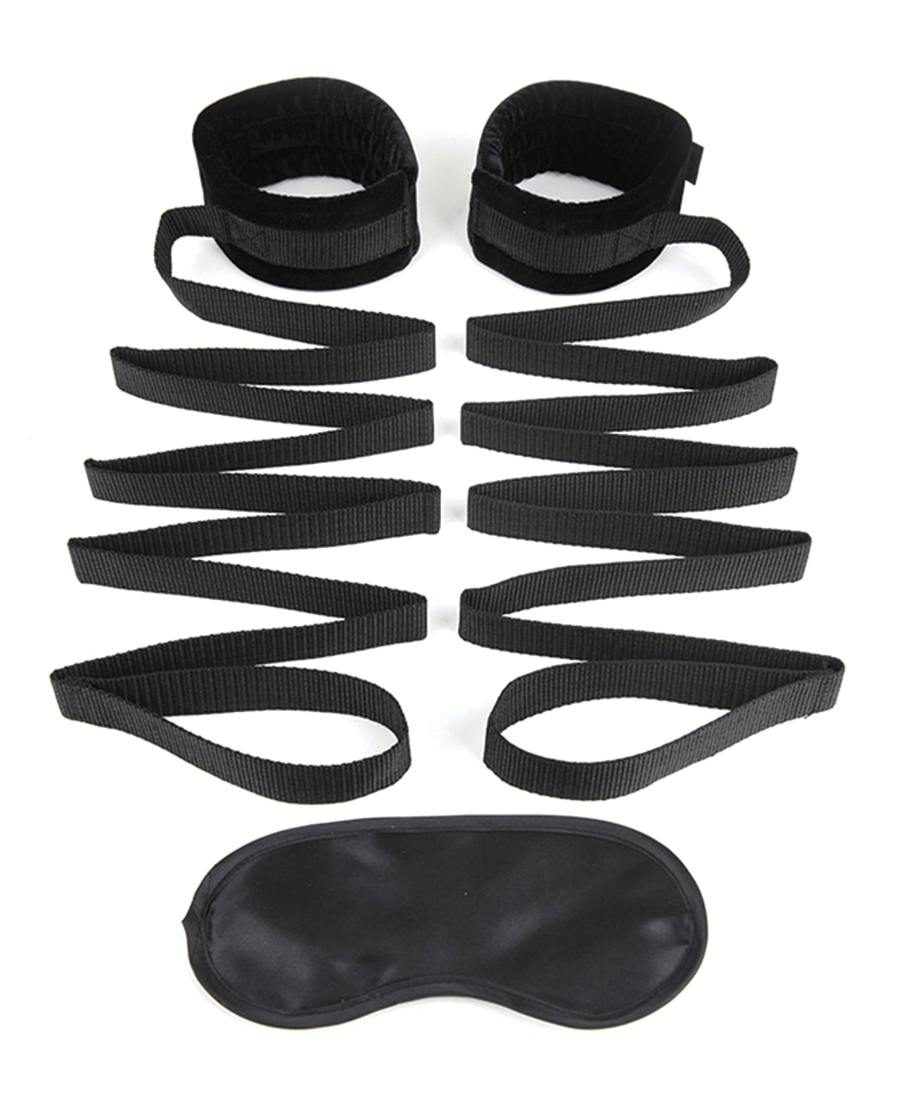Lux Lux Fetish Bondage Bed Strap Restraint System - 2 pc Set