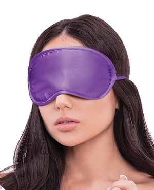 Lux Fetish Lux Fetish Collar Cuffs &amp; Leash Set - Removable Purple - Image 5