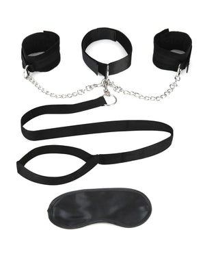 Lux Lux Fetish Collar Cuffs &amp; Leash Set - Removable - Image 2