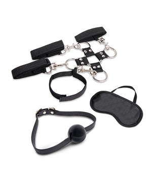 Lux Fetish Lux Fetish 7 pc Hogtie &amp; Ball Gag Kit - Image 2