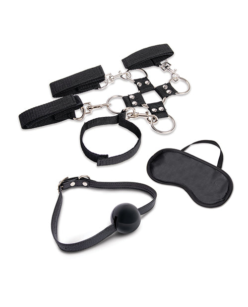 Lux Fetish Lux Fetish 7 pc Hogtie &amp; Ball Gag Kit - Image 2
