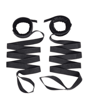 Lux Fetish Lux Fetish 4 pc Bondage Strap &amp; Flogger Kit - Image 3