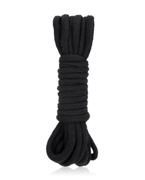 Lux Lux Fetish Bondage Rope - 5m/16 ft Black