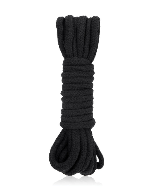 Lux Lux Fetish Bondage Rope - 5m/16 ft Black