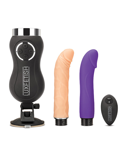 Lux Lux Fetish Rechargeable Thrusting Compact Sex Machine w/Remote - Image 2