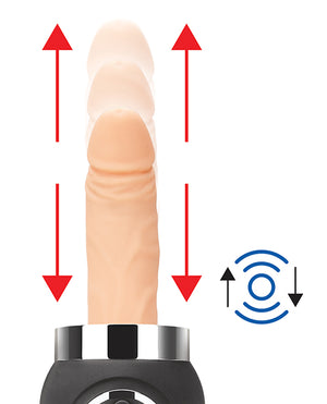Lux Lux Fetish Rechargeable Thrusting Compact Sex Machine w/Remote - Image 5