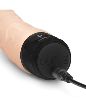 Powercocks Powercocks 6.5" Realistic Vibrator - Ivory - Image 4