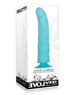 Evolved Evolved Love Large Dildo - Blue - Image 3