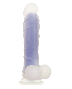 Evolved Evolved Luminous Dildo Non Vibrating - Purple - Image 5