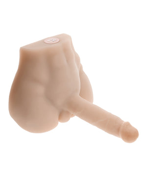 Evolved Evolved Easy Rider Thrusting &amp; Vibrating Life-Like Dildo - Light - Image 3